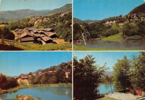 Cartolina Zeri Villaggio Aracci vedute varie 1982