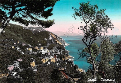 Cartolina Zoagli Panorama (Genova)