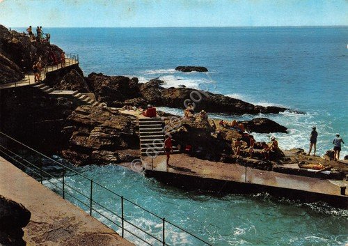 Cartolina Zoagli scorcio della scogliera animata 1967 (Genova) | Immagine Gallery 1