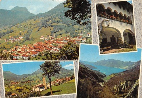 Cartolina Zone Lago di Iseo vedute varie 1973 (Brescia) | Immagine principale
