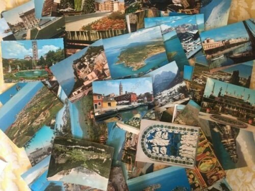 Cartoline Lotto di 100 cartoline a colori VG e NVG … | Immagine Gallery 1