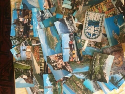 Cartoline Lotto di 100 cartoline a colori VG e NVG … | Immagine Gallery 2