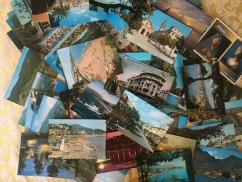 Cartoline Lotto di 100 cartoline a coloriVG e NVG Lotto …