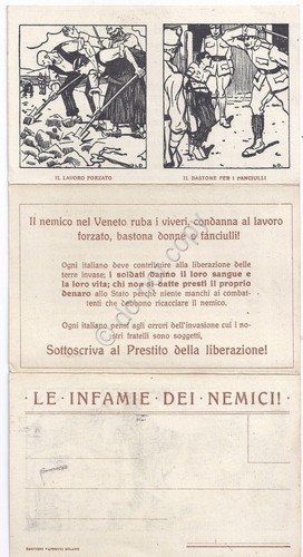 Cartoncino pieghevole - Le infamie dei nemici - Prestito Nazionale … | Immagine principale