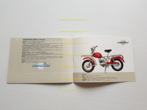 Casalini produzione motocarri David CID anni 70 depliant originale italiano