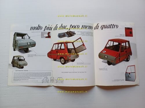 Casalini Sulky 50 Berlina - Break 1986 depliant ITALIANO microauto …