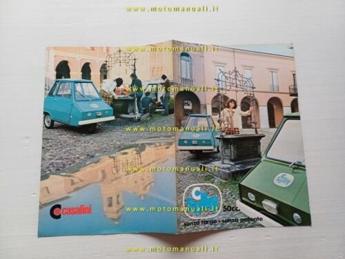 Casalini Sulky 50 microauto depliant italiano originale