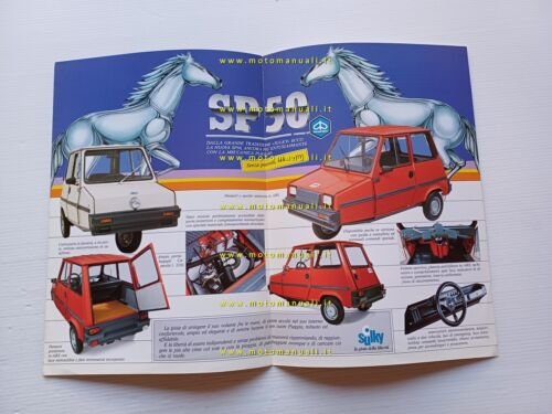 Casalini Sulky motore Piaggio SP 50 1989 depliant ITALIANO microauto …