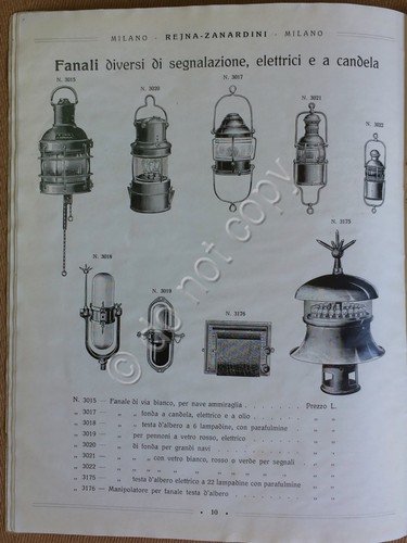 Catalogo - Rejna Zanardini - Fanali e Lanterne per Marina … | Immagine Gallery 2
