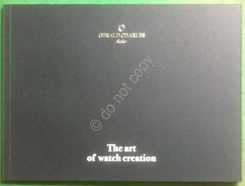 Catalogo Catalogue - Gerald Charles - orologi orologeria moda fashion | Immagine principale