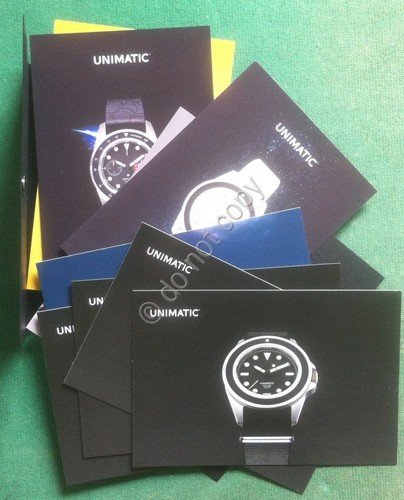 Catalogo Catalogue - Unimatic - orologi orologeria moda fashion