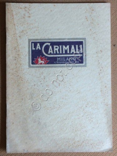 Catalogo D'Epoca - La Carimali Milano - Macchine Caffè - … | Immagine principale