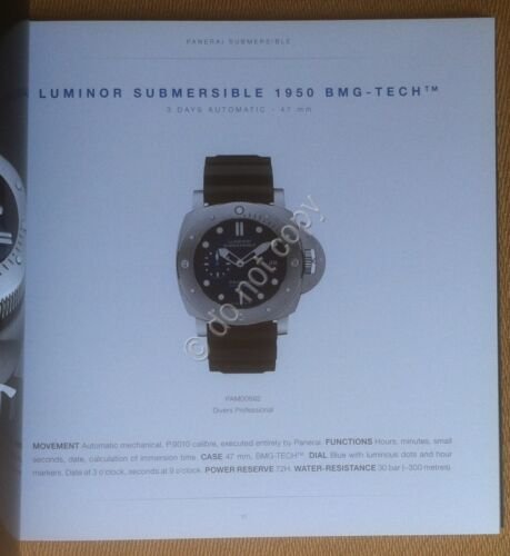Catalogo orologi Panerai - Laboratorio di Idee - Submergible