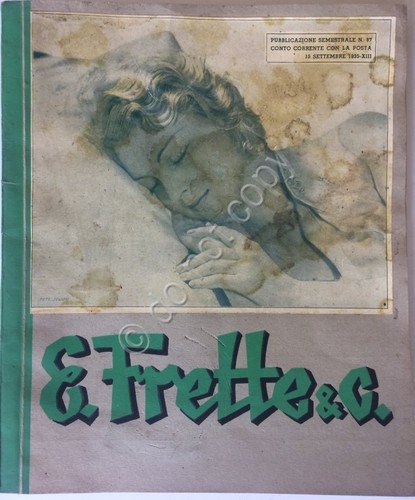 Catalogo vendita per corrispondenza - Fabbriche Telerie E. Frette - … | Immagine Gallery 1