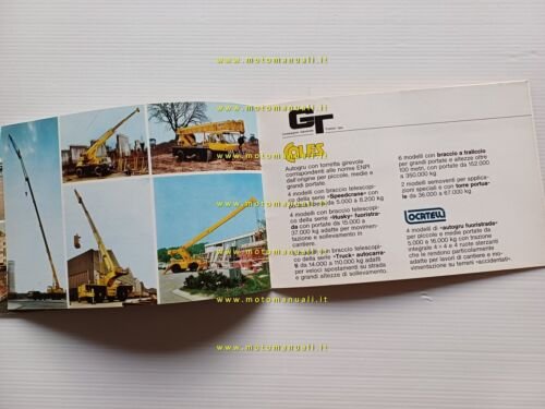 Caterpillar catalogo prodotti e servizi depliant italiano originale