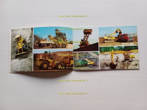 Caterpillar catalogo prodotti e servizi depliant italiano originale