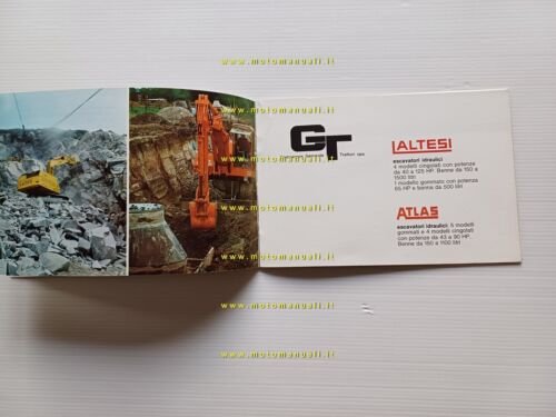 Caterpillar catalogo prodotti e servizi depliant italiano originale