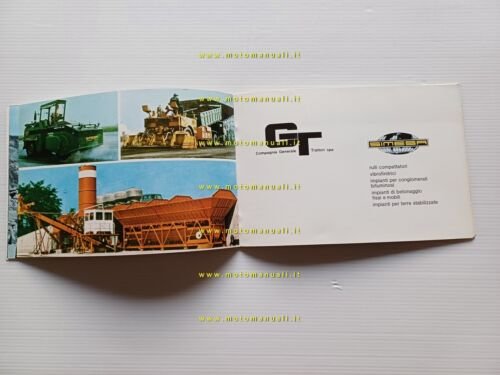 Caterpillar catalogo prodotti e servizi depliant italiano originale