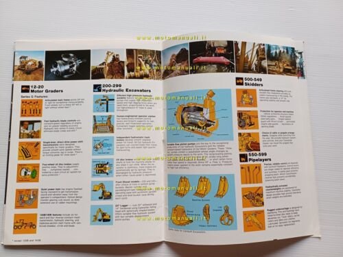 Caterpillar catalogo produzione generale 1983 depliant originale
