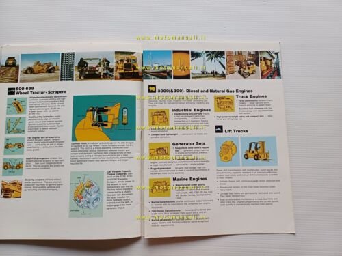 Caterpillar catalogo produzione generale 1983 depliant originale