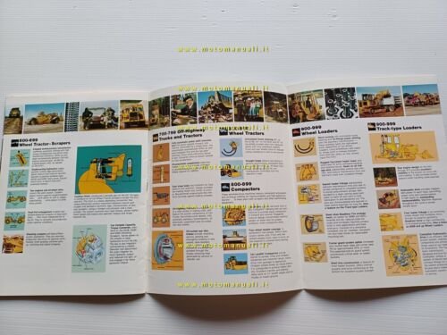 Caterpillar catalogo produzione generale 1983 depliant originale