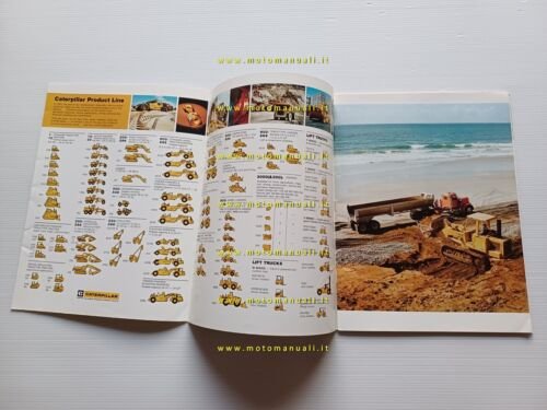 Caterpillar catalogo produzione generale 1983 depliant originale