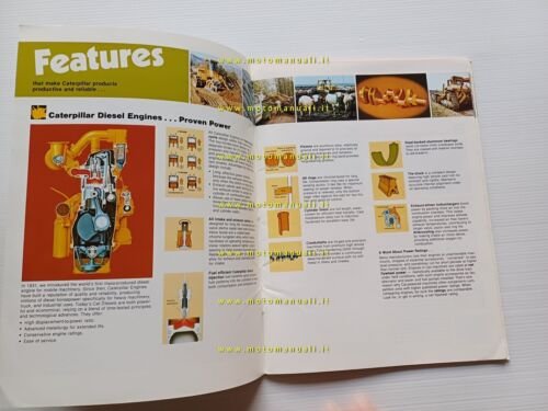 Caterpillar catalogo produzione generale 1983 depliant originale