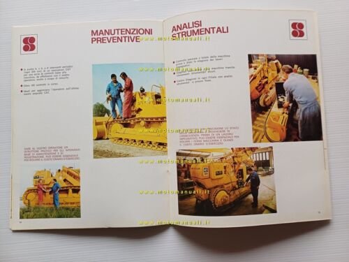 Caterpillar catalogo servizi depliant italiano originale