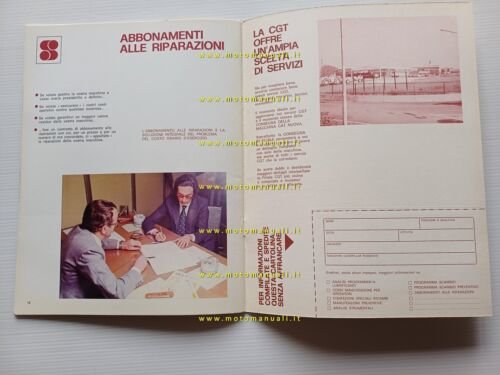 Caterpillar catalogo servizi depliant italiano originale