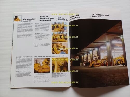 Caterpillar pale cingolate 943 953 963 973 anni 80 depliant …
