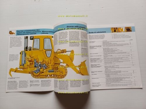 Caterpillar pale cingolate 943 953 963 973 anni 80 depliant …