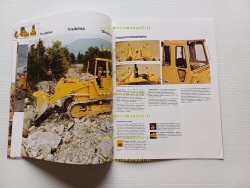 Caterpillar pale cingolate 943 953 963 973 anni 80 depliant …