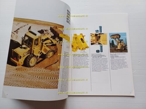Caterpillar pale gommate 910 920 930 1983 depliant italiano originale