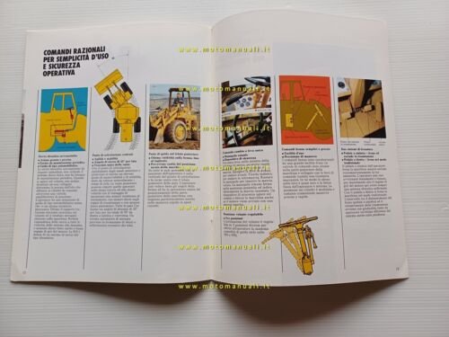 Caterpillar pale gommate 910 920 930 1983 depliant italiano originale