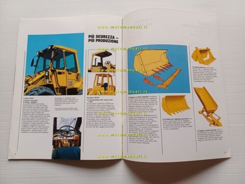 Caterpillar pale gommate 910 920 930 1983 depliant italiano originale