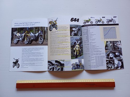 CCM 644 Dual Sport 2002 depliant italiano originale