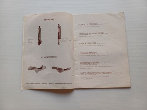 CERIANI forcelle ammortizzatori freni catalogo listino originale anni 70