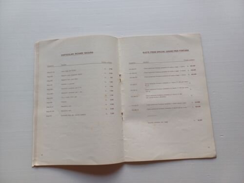 CERIANI forcelle ammortizzatori freni catalogo listino originale anni 70