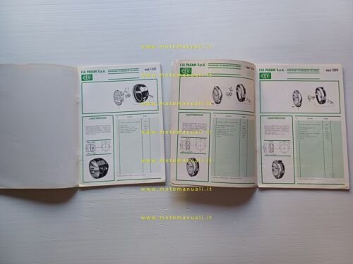 CEV 2 aggiornamenti 1977 del catalogo 1975 equipaggiamenti elettrici fanali …