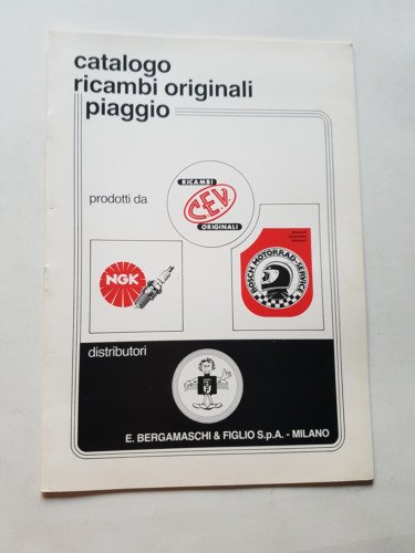 CEV catalogo ricambi originali elettrici Piaggio originale