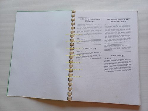 CH Racing WXE - WSM 125 manuale officina motore Yamaha …