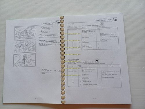 CH Racing WXE - WSM 125 manuale officina motore Yamaha …