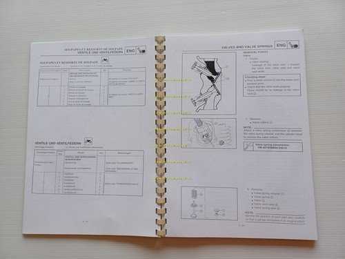 CH Racing WXE - WSM 125 manuale officina motore Yamaha …