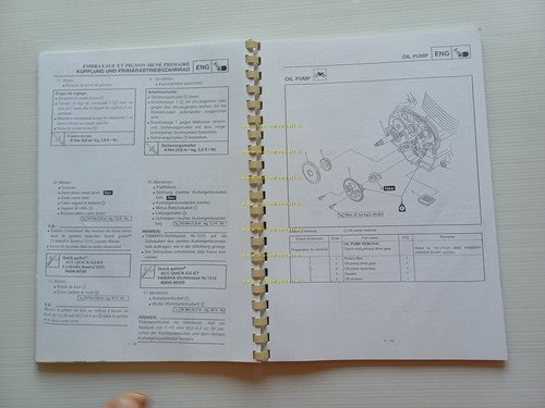 CH Racing WXE - WSM 125 manuale officina motore Yamaha …