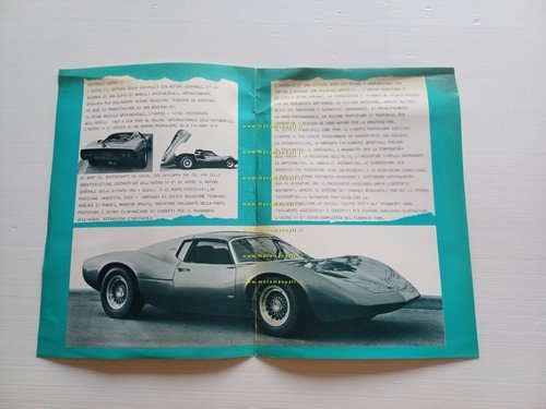 Chevrolet Astro II prototipo 1968 depliant italiano originale