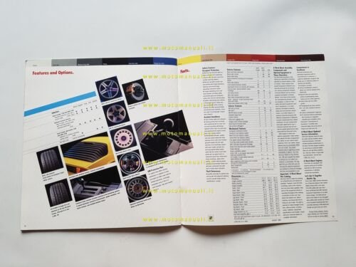 Chevrolet Camaro IROC Z28 Berlinetta Sport Coupè 1986 depliant originale …