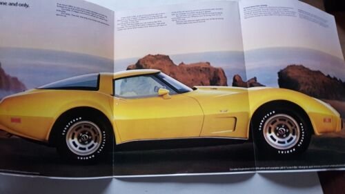 Chevrolet Corvette 1979 USA depliant originale brochure