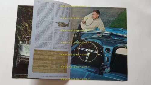 Chevrolet Corvette Sting Ray 1966 depliant USA originale