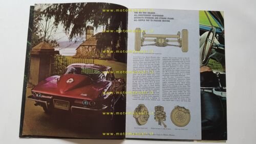 Chevrolet Corvette Sting Ray 1966 depliant USA originale