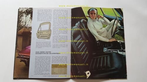 Chevrolet Corvette Sting Ray 1966 depliant USA originale